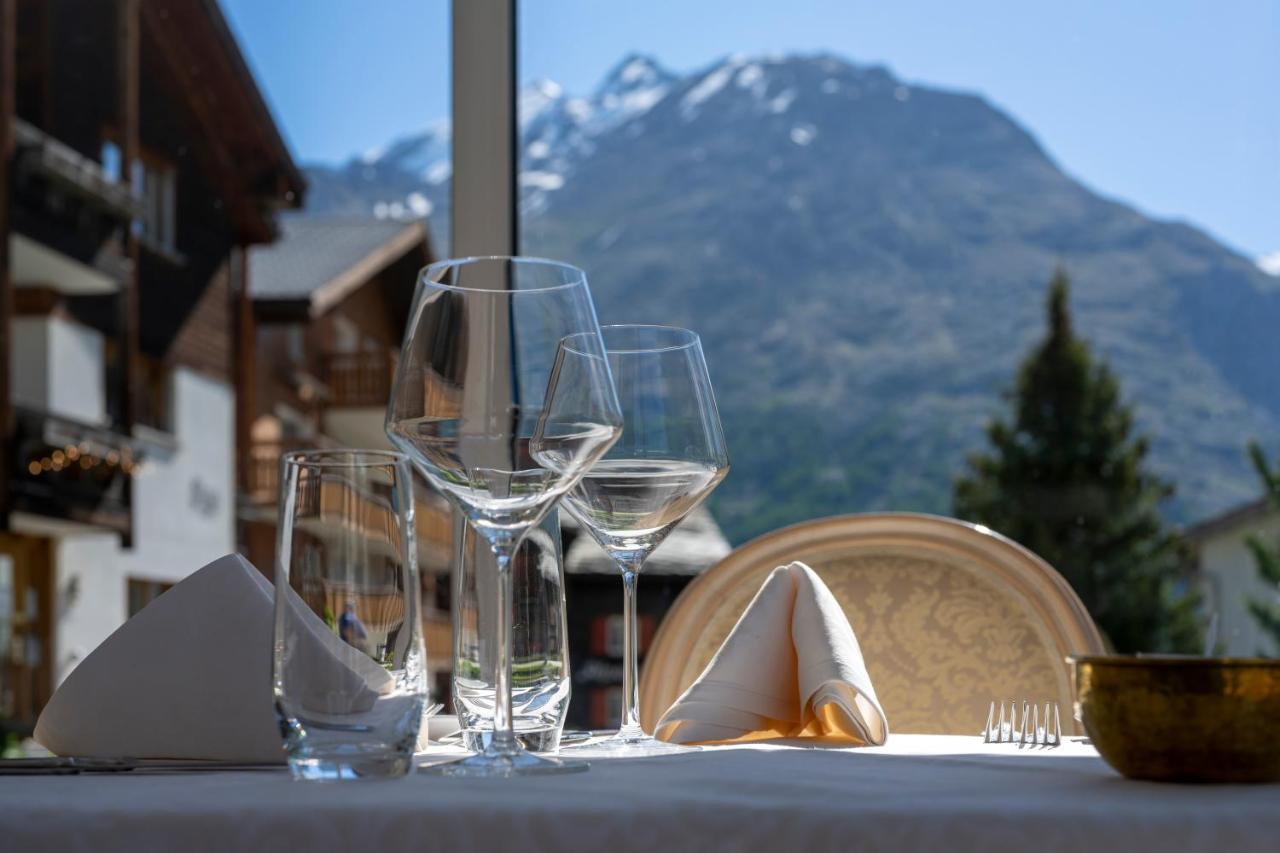 Wellnesshotel Schweizerhof Saas-Fee Exterior foto