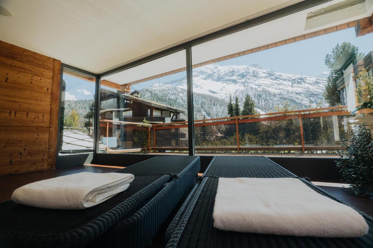Wellnesshotel Schweizerhof Saas-Fee Exterior foto