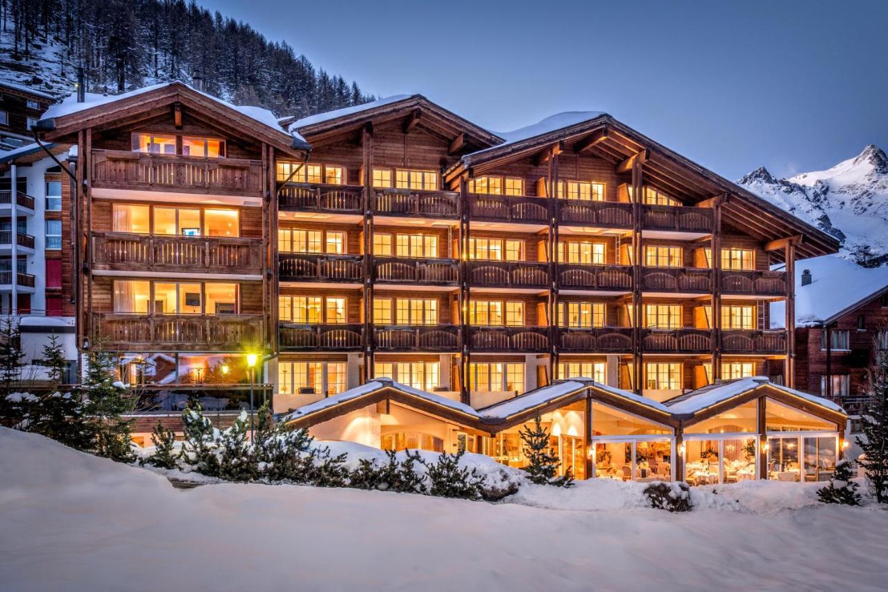 Wellnesshotel Schweizerhof Saas-Fee Exterior foto